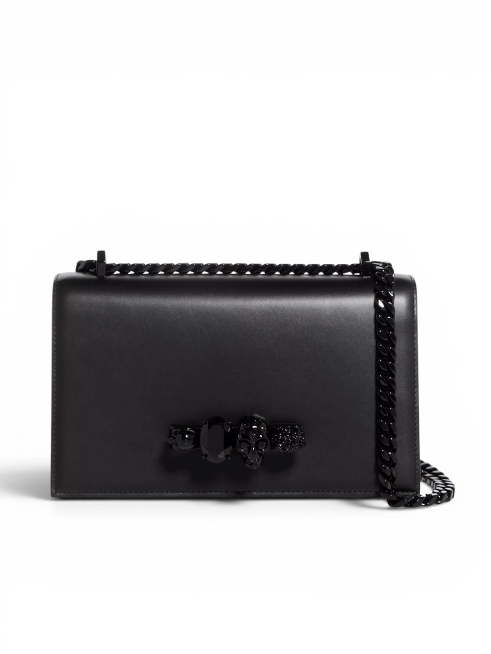 ALEXANDER MCQUEEN ‘Jeweled Satchel’ in BlackOut